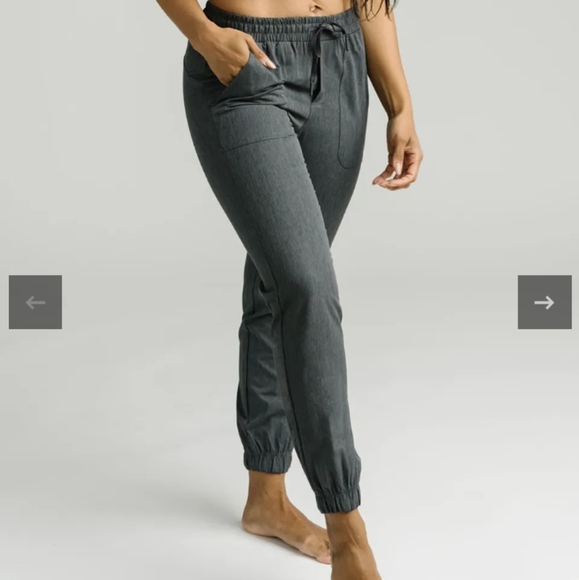 ZYIA Pants & Jumpsuits Light Charcoal Boulevard Joggers Poshmark